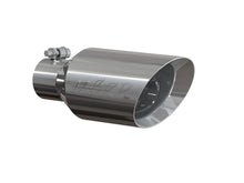 Load image into Gallery viewer, MBRP Universal Tip 4.5 O.D. Dual Walled Angled Rolled End 2.5 Inlet 12in Length - T304