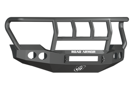 Road Armor 11-16 Ford F-250 Stealth Front Bumper w/Titan II Guard Standard Flare - Tex Blk