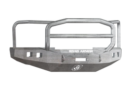 Road Armor 08-10 Ford F-250 Stealth Front Winch Bumper w/Lonestar Guard - Raw
