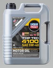 Load image into Gallery viewer, LIQUI MOLY 5L Top Tec 4100 Motor Oil 5W-40