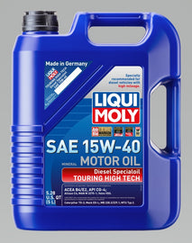 LIQUI MOLY 5L Touring High Tech Diesel Special Motor Oil 15W-40