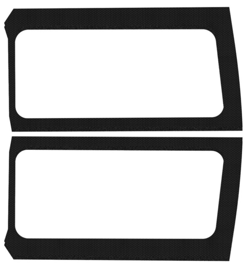 DEI 2019+ Jeep Wrangler JL 2DR Side Window Kit - Black