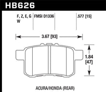 Load image into Gallery viewer, Hawk 11-14 Acura TSX HPS 5.0 Rear Brake Pads