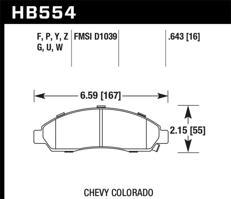 Hawk Super Duty Street Brake Pads