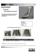 Load image into Gallery viewer, HKS 12-19 Subaru BRZ/Scion FR-S/Toyota 86 Extension Kit w/ Catalytic Converter