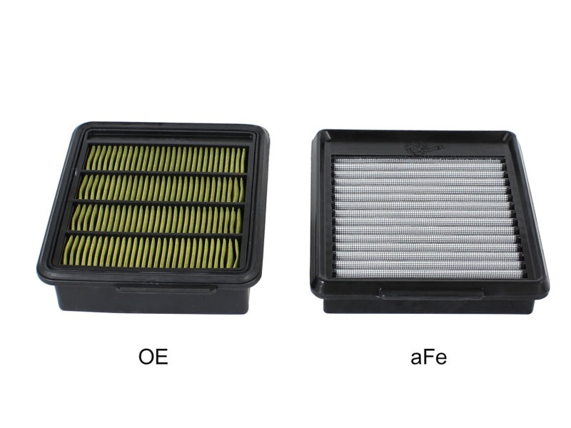 aFe MagnumFLOW Air Filters OEM Replacement Pro DRY S 09-15 Nissan GT-R V6 3.8L (tt)