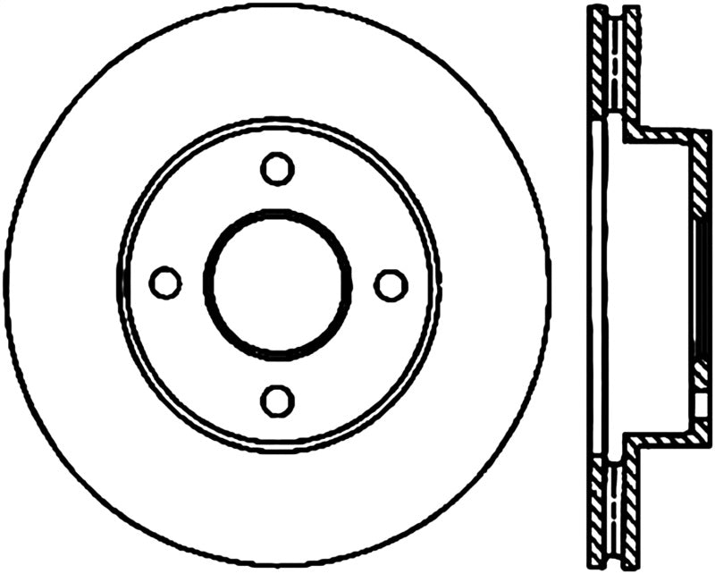 StopTech 05-07 Ford Focus Cryo-Stop Front PremiumRotor