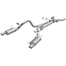 MagnaFlow 12-13 Mustang V8 5.0L Boss 302 Street Series Dual Split Rear Exit Cat Back Perf Exhaust