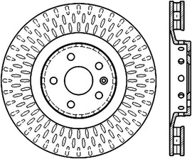 Stoptech 09-15 Cadillac CTS Front Premium Cryostop Brake Rotor