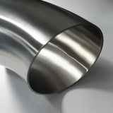 Stainless Bros 3in Diameter 1.5D / 4.5in CLR 45 Degree Bend 5in leg/5in leg Mandrel Bend