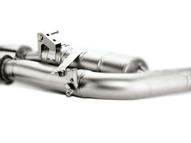 Akrapovic 14-15 Porsche Panamera Turbo (970) Evolution Line Cat Back (Titanium) w/ Titanium Tips