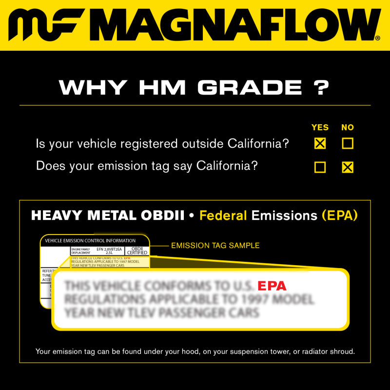 MagnaFlow Conv DF 96-97 Mazda 626 2.0L