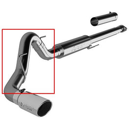 MBRP 11-14 Ford F150 EcoBoost 4in Aluminized Tail Pipe (NO DROPSHIP)