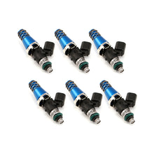 Load image into Gallery viewer, Injector Dynamics 1340cc Injectors-60mm Length-11mm Blue Top-14mm Low O-Ring(Mach to 11mm)(Set of 6)