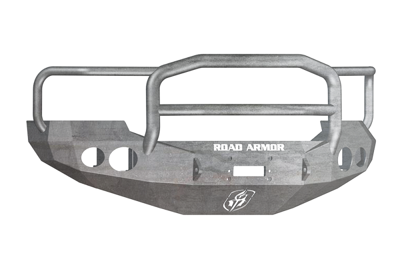 Road Armor 05-07 Ford F-250 Stealth Front Winch Bumper w/Lonestar Guard - Raw