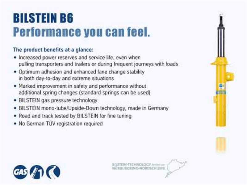 Bilstein B6 09-13 Subaru Forester Front Right Twintube Strut Assembly