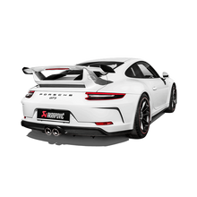 Load image into Gallery viewer, Akrapovic 2018 Porsche 911 GT3 (991.2) Slip-On Race Line (Titanium) w/Header/Tail Pipes