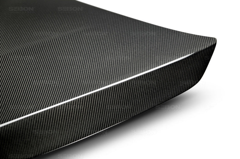 Seibon 14-19 Mercedez Benz CLA Carbon Fiber Hood OE-Style