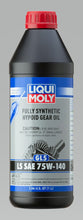 Load image into Gallery viewer, LIQUI MOLY 1L Fully Synthetic Hypoid Gear Oil (GL5) LS SAE 75W-140