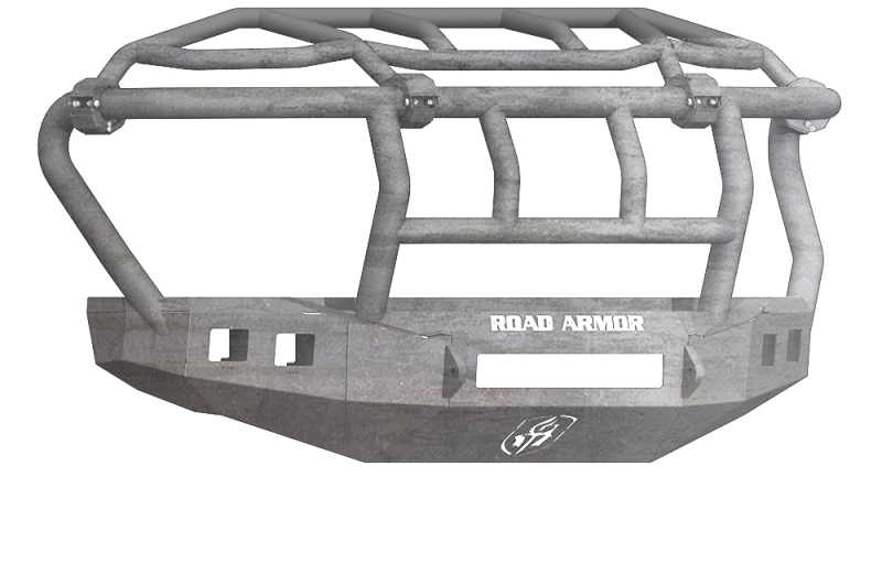 Road Armor 17-20 Ford F-250 Stealth Front Bumper w/Intimidator Guard - Raw