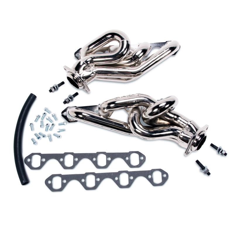 BBK 86-93 Mustang 5.0 Shorty Tuned Length Exhaust Headers - 1-5/8 Chrome