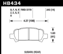 Load image into Gallery viewer, Hawk 02-03 WRX / 05-08 LGT D770 HPS Street Rear Brake Pads