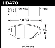 Load image into Gallery viewer, Hawk 04-09 RX8 HT-10 Front Race Pads (NOT FOR STREET USE)