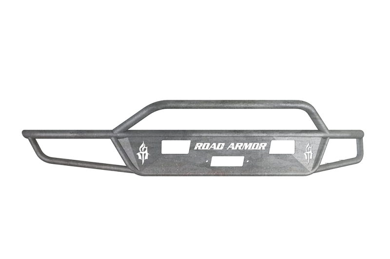 Road Armor 10-14 Ford Raptor Sahara Front Winch Bumper w/Pre-Runner Guard - Raw