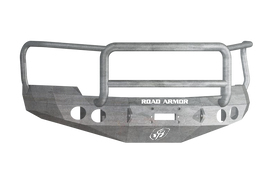 Road Armor 08-10 Chevy 2500 Stealth Front Winch Bumper w/Lonestar Guard - Raw