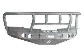 Road Armor 08-13 Chevy 1500 Stealth Front Winch Bumper w/Titan II Guard - Raw