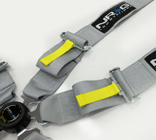 Load image into Gallery viewer, NRG SFI 16.1 5PT 3in. Seat Belt Harness / Cam Lock - Grey