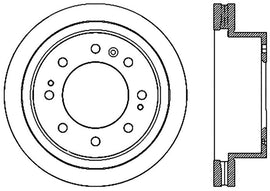 Stoptech 2016-2017 Chevy Silverado 25200 HD Front Performance Cyro Brake Rotor