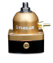 Load image into Gallery viewer, Fuelab 515 EFI Adjustable FPR 25-90 PSI (2) -6AN In (1) -6AN Return - Gold