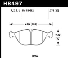 Load image into Gallery viewer, Hawk 99-09 / 11-12 Mercedes SL Class HPS 5.0 Front Brake Pads