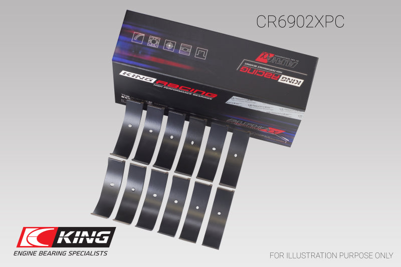 King Nissan VQ35HR/VQ37VHR/VR30DTT (Size +.026) pMaxKote Rod Bearing Set