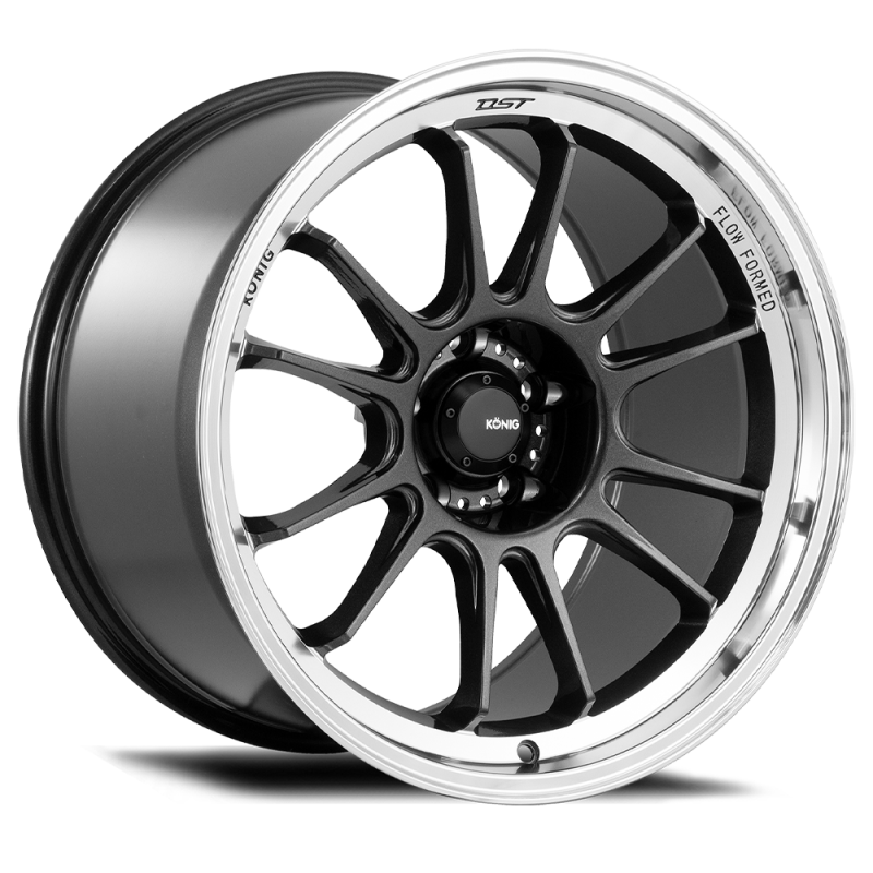 Konig Hypergram 18x9.5 5x114.3 ET25 Metallic Carbon w/ Machined Lip