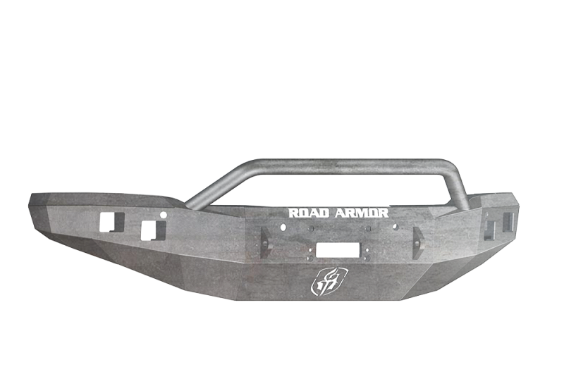 Road Armor 14-15 GMC 1500 Stealth Front Winch Bumper w/Pre-Runner Guard - Raw