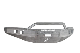 Road Armor 14-15 GMC 1500 Stealth Front Winch Bumper w/Pre-Runner Guard - Raw