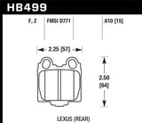 Hawk Performance Ceramic Street Brake Pads