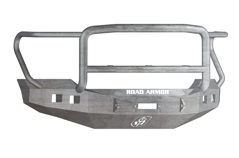 Road Armor 11-16 Ford F-250 Stealth Front Winch Bumper w/Lonestar Guard - Raw