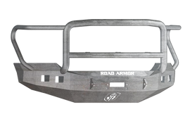 Road Armor 11-16 Ford F-250 Stealth Front Winch Bumper w/Lonestar Guard - Raw