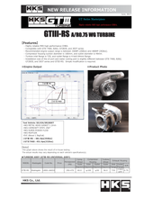 Load image into Gallery viewer, HKS GTIII-RS A/R 0.75 WG TURBINE