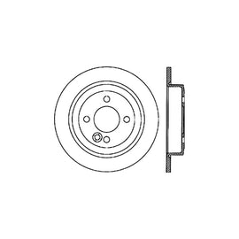 Stoptech 02-06 Mini Cooper / Mini Cooper S Rear CRYO-STOP Rotor