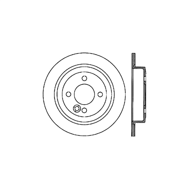 Stoptech 02-06 Mini Cooper / Mini Cooper S Rear CRYO-STOP Rotor