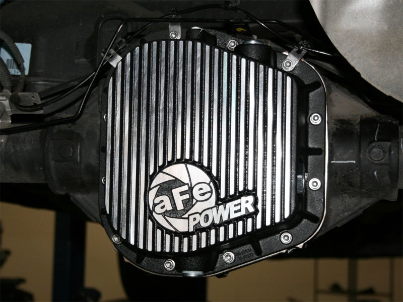 aFe Power Rear Diff Cover (Machined) 12 Bolt 9.75in 97-16 Ford F-150 w/ Gear Oil 6 QT