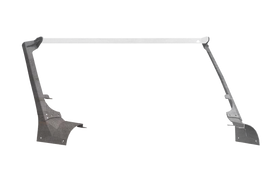 Road Armor 18-20 Jeep Wrangler JL Stealth A-Pillar Light Mounts 51.5in w/Lower Mount - Raw