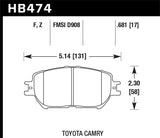 Hawk Performance Ceramic Street Brake Pads