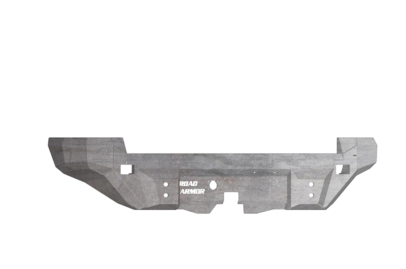 Road Armor 03-09 Hummer H2 Dakar Rear Non-Winch Bumper - Raw