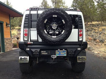 Load image into Gallery viewer, Road Armor 03-09 Hummer H2 Dakar Rear Non-Winch Bumper w/Tire Carrier - Raw