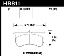 Load image into Gallery viewer, Hawk 15-16 AM General Hummer Super Duty Front Brake Pads